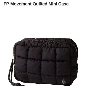 FP Movement by Free People Black Quilted Mini Case